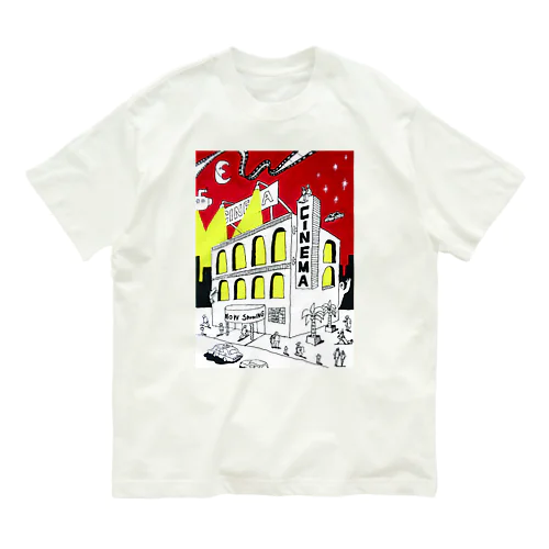 " CINEMA "  オーガニックコットンTシャツ