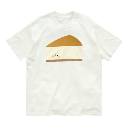 チーズケーキちゃん オーガニックコットンTシャツ