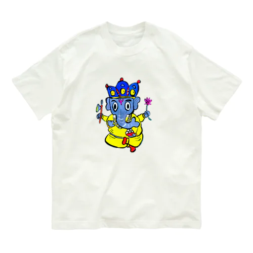 ガネーシャくん オーガニックコットンTシャツ