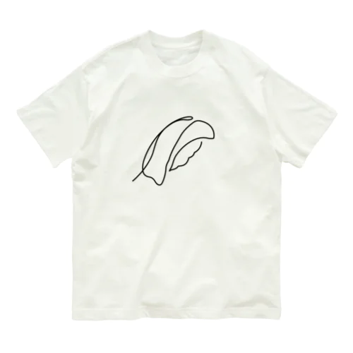 一筆描きの鮨 Organic Cotton T-Shirt