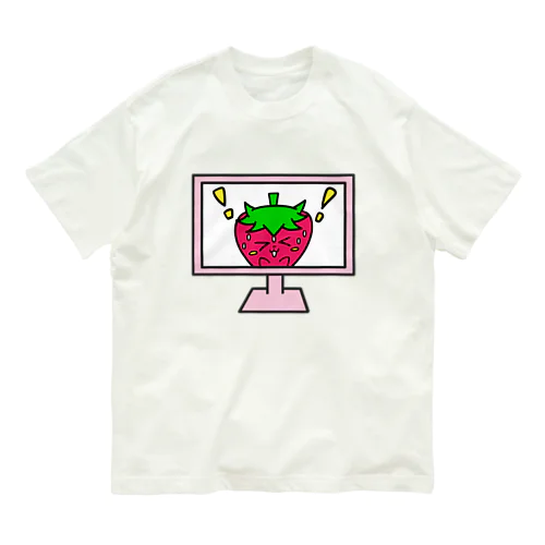 いちごのチーゴくん　テレビ オーガニックコットンTシャツ