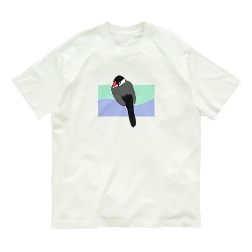 文鳥ちゅぴちゃん Organic Cotton T-Shirt