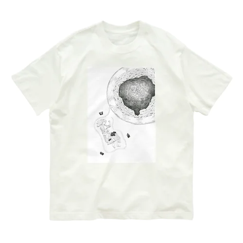 パスタと女の子 Organic Cotton T-Shirt