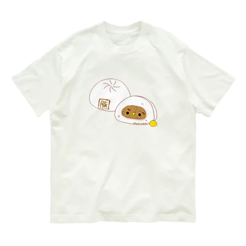 豚まん オーガニックコットンTシャツ