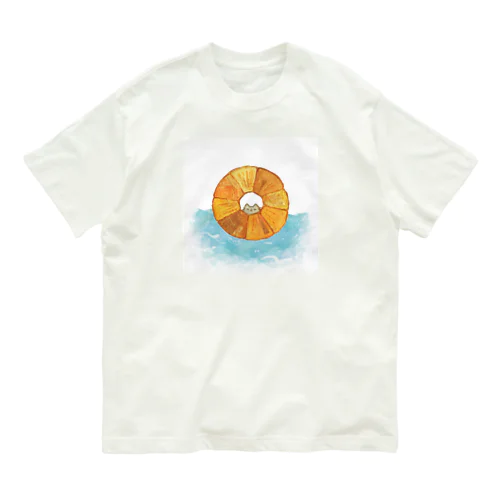 ねこパインとうみ Organic Cotton T-Shirt