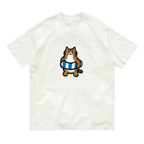 うきわーず　キジシロ オーガニックコットンTシャツ