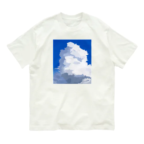 もくもく積乱雲 オーガニックコットンTシャツ