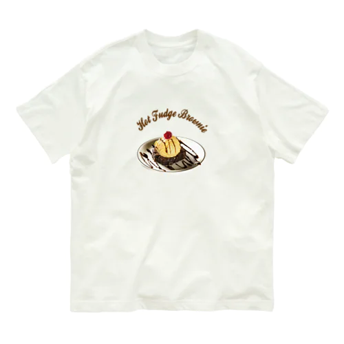 HOT FUDGE BROWNIE オーガニックコットンTシャツ