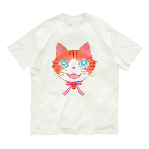 Blueeyes Cat オーガニックコットンTシャツ