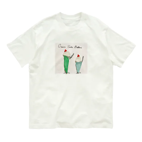 クリームソーダブラザーズ オーガニックコットンTシャツ