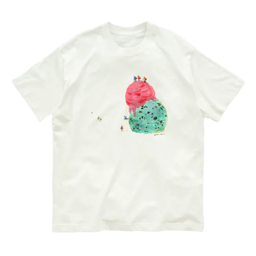 アイスクリーム登山Tシャツ Organic Cotton T-Shirt