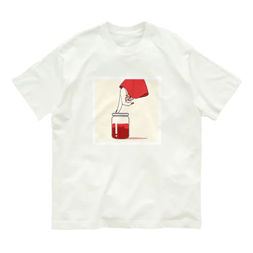 ジャム瓶の蓋の上で踊る Organic Cotton T-Shirt