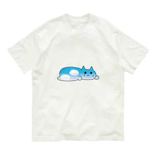 青空・イモネコ オーガニックコットンTシャツ