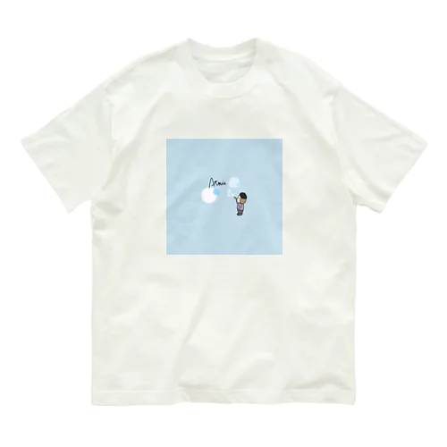 アトマコとシャボン玉Tシャツ Organic Cotton T-Shirt