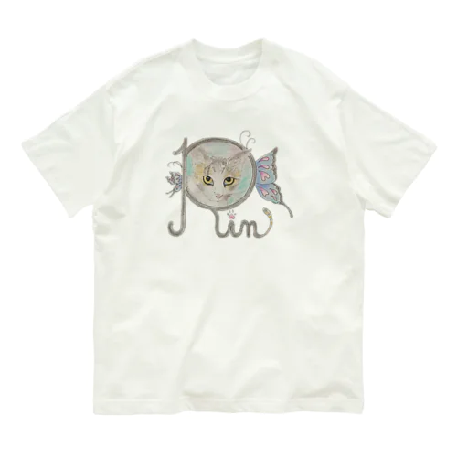 目ヂカラりんちゃん Organic Cotton T-Shirt