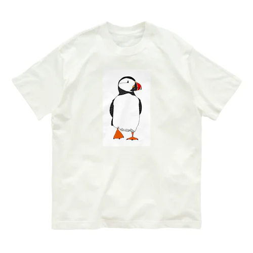 ツノメドリ Organic Cotton T-Shirt