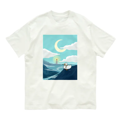 旅するアヒル オーガニックコットンTシャツ