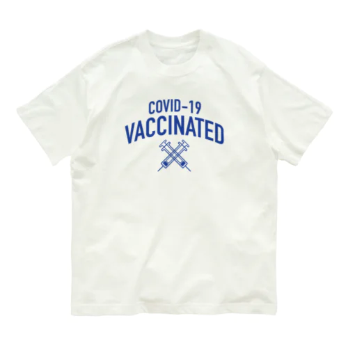 ワクチン接種済💉 オーガニックコットンTシャツ