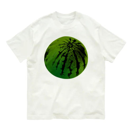 すいか -watermelon- 丸 オーガニックコットンTシャツ