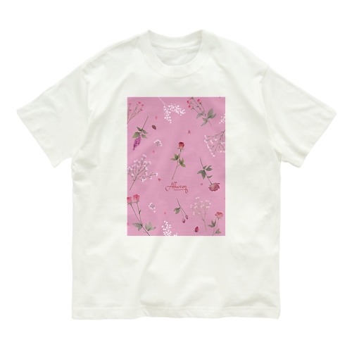 illust-バラ Organic Cotton T-Shirt