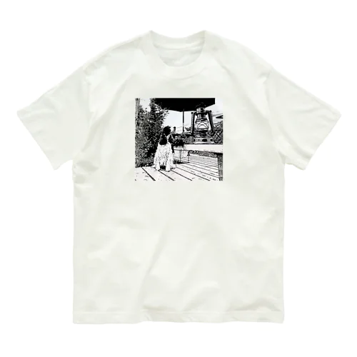 ランタンと犬 Organic Cotton T-Shirt