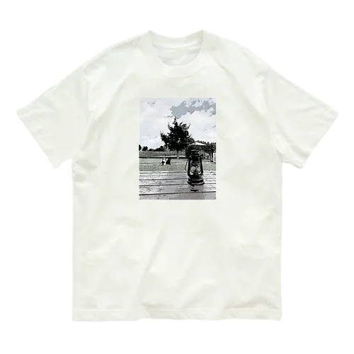 ランタンと犬Ⅱ Organic Cotton T-Shirt