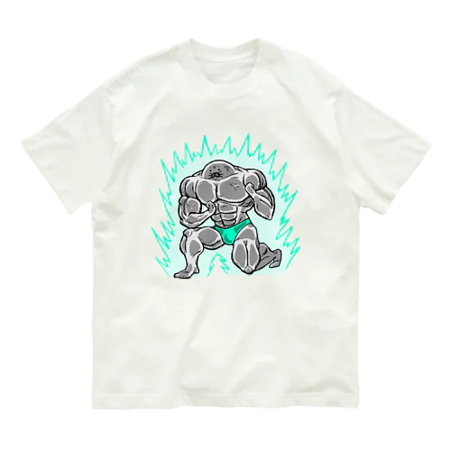 足ザラシ"マッチョ" Organic Cotton T-Shirt