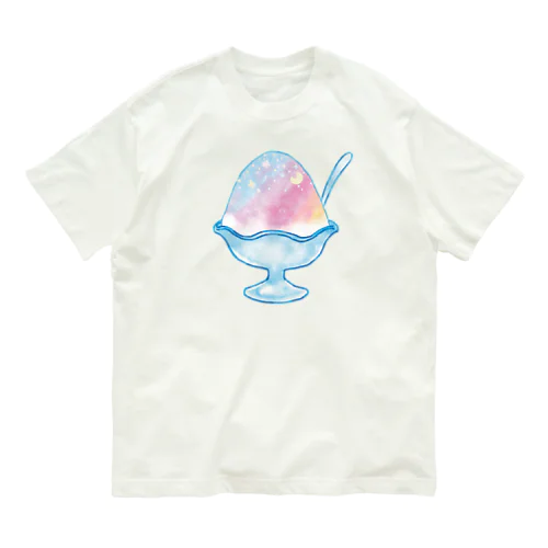 ゆめかわかき氷 オーガニックコットンTシャツ