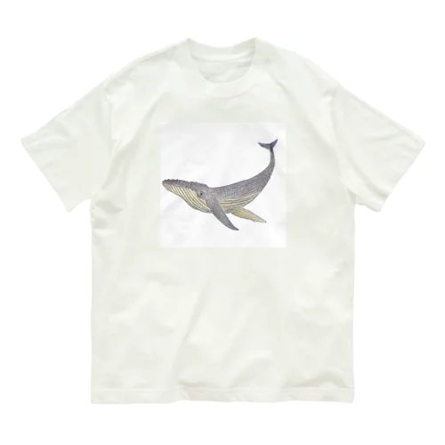 シロナガスクジラ Organic Cotton T-Shirt