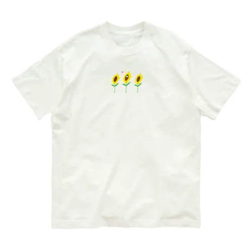 🌻 オーガニックコットンTシャツ