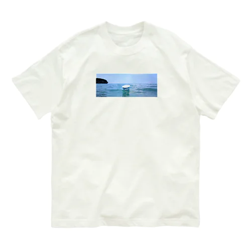 青いたぬき Organic Cotton T-Shirt