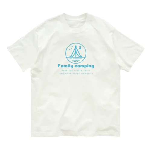 familly canping オーガニックコットンTシャツ