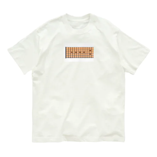 ギター指板 オーガニックコットンTシャツ