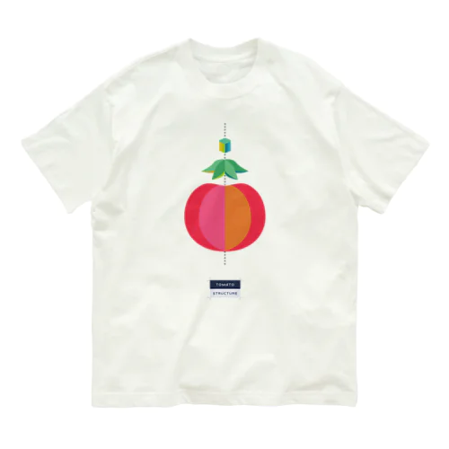 トマトSTRUCTURE ＜ お野菜シリーズ ＞ Organic Cotton T-Shirt