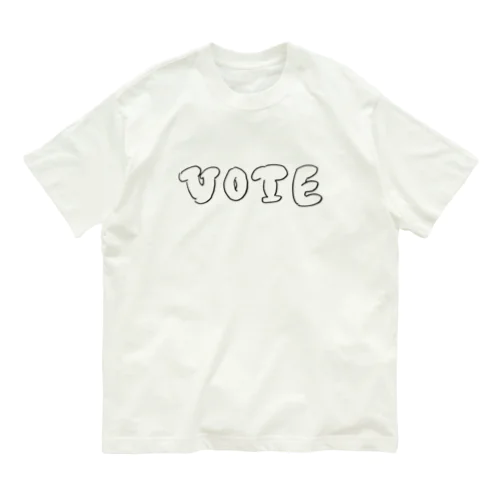 LET'S VOTE!  オーガニックコットンTシャツ