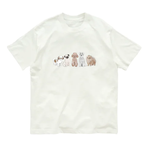 小型犬あつめました Organic Cotton T-Shirt