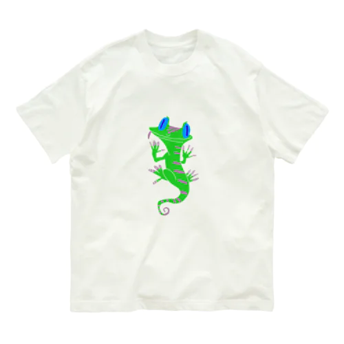 オマモリヤモリ Organic Cotton T-Shirt