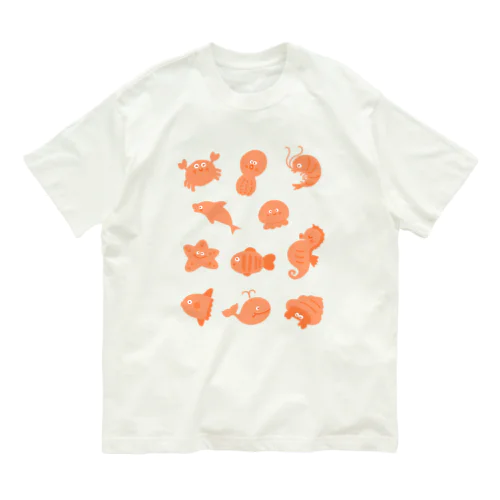 うみのいきもの Organic Cotton T-Shirt