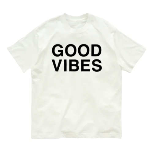 GOODVIBES-グッド・バイブス- オーガニックコットンTシャツ