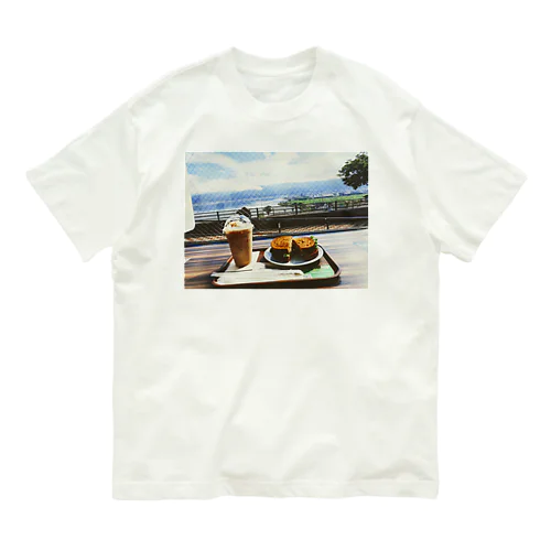 朝食と風景 オーガニックコットンTシャツ