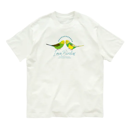 セキセイのびびちゃんぎんちゃん オーガニックコットンTシャツ