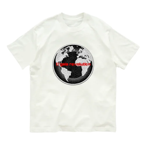 D’gaia revolution 円 オーガニックコットンTシャツ