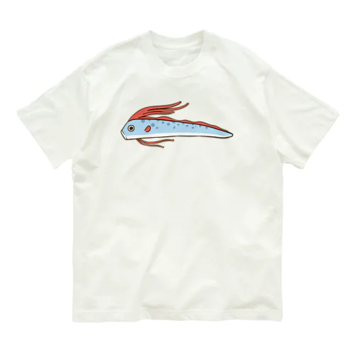 深海生物リュウグウノツカイ オーガニックコットンTシャツ