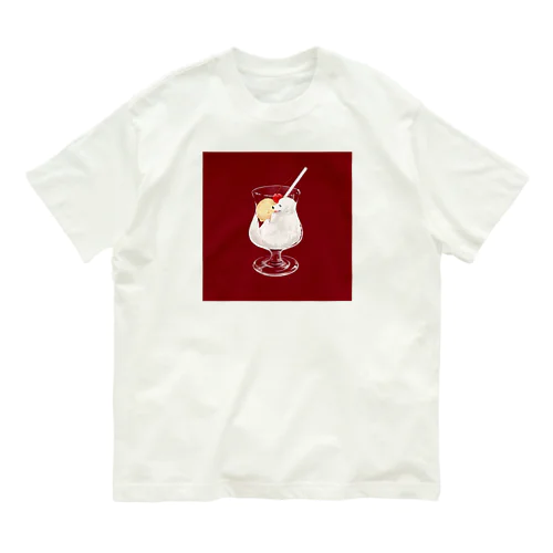 グレートピレニーズのホワイトフロート Organic Cotton T-Shirt