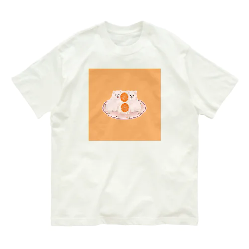 サモエドのフルーツサンド Organic Cotton T-Shirt