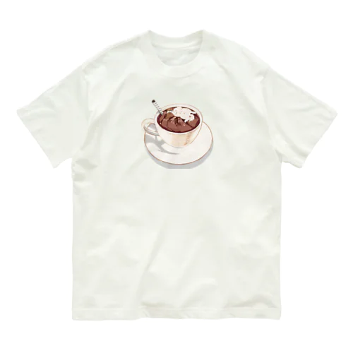 パピヨンのココア オーガニックコットンTシャツ