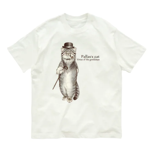 マヌルネコ紳士 Organic Cotton T-Shirt