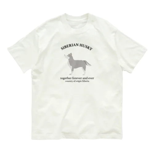 チャリティ/カスタムシリーズ/ハスキー Organic Cotton T-Shirt