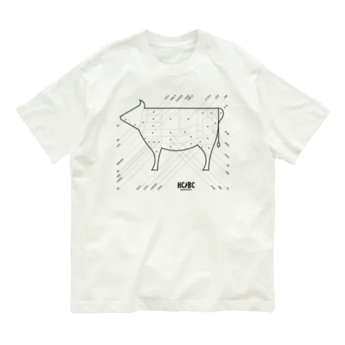 HCBC💀 Japanese Ver.　黒線 Organic Cotton T-Shirt
