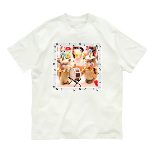 プリックル楽団【ドラム】 オーガニックコットンTシャツ